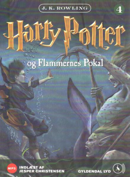 Harry Potter DANISH audiobook - Og Flammernes Pokal - 2 MP3 CD